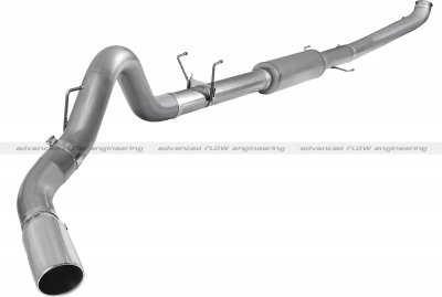 49-42048-P Afe Power Полная выхлопная система Turbo-Back 5.0" Dodge Dsl Trucks 13-15 L6-6.7L насадка хром 