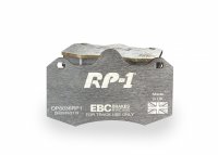 DP8036RP1 EBC Brakes Racing's RP-1™ Тормозные колодки HOLDEN Commodore, Z; LOTUS Evora, Exige; MORGAN Aero 8; NOBLE M12; RENAULT Clio; TVR Cerbera, Sagaris, T350, Tamora, Tuscan, Typhon; VAUXHALL VXR8