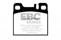 DP1027  EBC Brakes Ultimax2 Тормозные колодки зад. MERCEDES-BENZ W