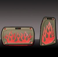 PEDAL KT 2PC светодиод RED FLME