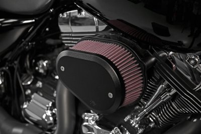 RK-3947B K&amp;N Впуск для мотоцикла Harley Davidson +7.03 HP @ 4009 RPM