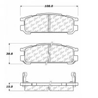 106.04710 Тормозные колодки PosiQuiet Extended Wear SUBARU