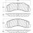 308.14140  StopTech Street Тормозные колодки Ford, Lincoln