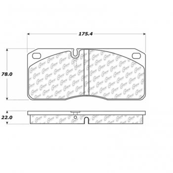 DP4075R EBC Brakes Yellowstuff Тормозные колодки суппорта STOPTECH 63.309.1027 аналог колодки STOPTECH D1027, 63.309.1027, XXX.12070
