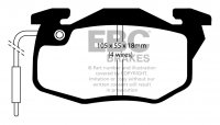 DP2545/4 EBC Brakes Greenstuff тормозные колодки перед. CITROEN AX, ZX; PEUGEOT 106, 306