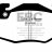 DP2545/4 EBC Brakes Greenstuff тормозные колодки перед. CITROEN AX, ZX; PEUGEOT 106, 306