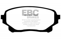 DP1756 EBC Brakes Ultimax2 Тормозные колодки перед  SUZUKI Grand Vitara