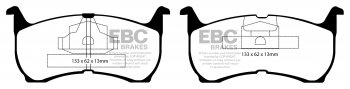 DP31503C EBC Brakes Redstuff Тормозные колодки FORD Fairlane, Fairmont, Falcon, Telstar выпуска 1983-1999 года