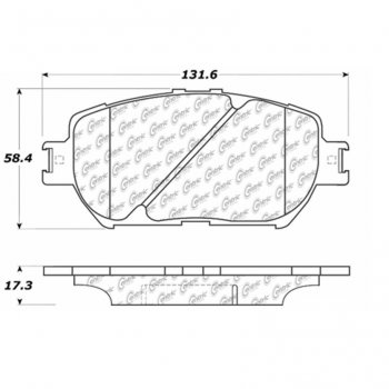 309.09080 StopTech Тормозные колодки Performance Pads   для: TOYOTA, LEXUS 