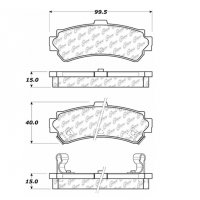 105.06690 Тормозные колодки Posi-Quiet Ceramic NISSAN