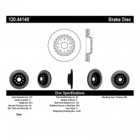 120.44149 Тормозные диски Premium LEXUS зад