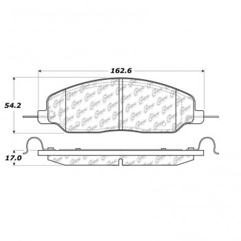 106.10810 Тормозные колодки PosiQuiet Extended Wear FORD 