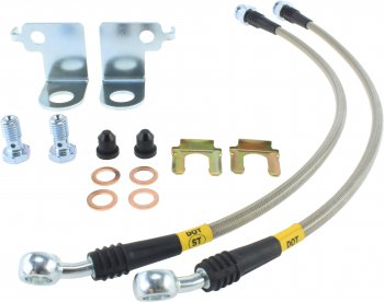 950.61023 STOP TECH армированные тормозные шланги задние FORD MUSTANG Передние