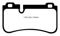DP41940R EBC Brakes Yellowstuff Тормозные колодки MERCEDESBENZ CLS, E, SL