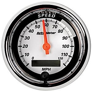 3-3/8" сподометр, 120 MPH, PROGRAMMABLE, MCX AUTO METER #1188 Speedometer Elec. Programmable