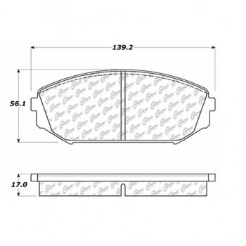 106.07930 Тормозные колодки PosiQuiet Extended Wear ACURA, HONDA ; ACURA/MDX; HONDA/ODYSSEY