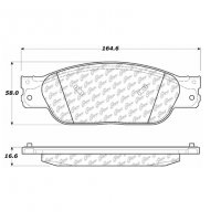 106.09330 Тормозные колодки PosiQuiet Extended Wear JAGUAR
