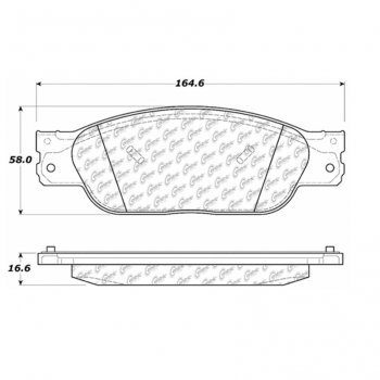 106.09330 Тормозные колодки PosiQuiet Extended Wear JAGUAR 
