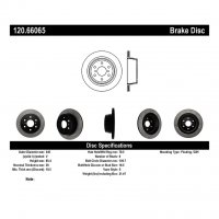 120.66065 Тормозные диски Premium CADILLAC, CHEVROLET, GMC зад