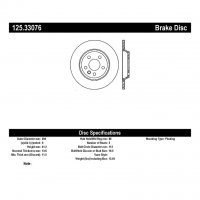 125.33076 Тормозные диски Premium VOLKSWAGEN зад