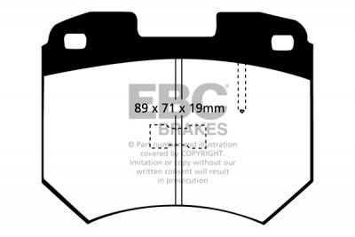 DP274 EBC Brakes Ultimax2 Тормозные колодки перед  AUDI 100 выпуска 1977-1979 года