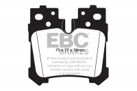 DP1812  EBC Brakes Ultimax2 Тормозные колодки зад. LEXUS LS460