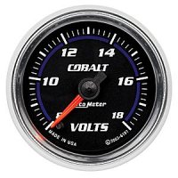 2-1/16" Вольтметр, 8-18V FSE, COBALT AUTO METER #6191
