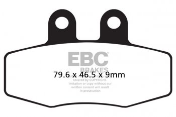 FA132 EBC BRAKES Organic тормозные колодки  KTM DXC, EXC, DXC, EXC, EGS, D-XC, E-XC, E-GS, D-XC, E-XC, T-XC, E-GS, EXC, EXC, EGS, LC4, LC-4, MX, MX, EXC, EGS; MAICO 250, 500, All; OSSA 500; PHB 500 1988-1998 года выпуска