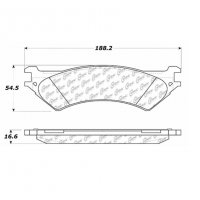 104.08020 Тормозные колодки Posi-Quiet Metallic FORD