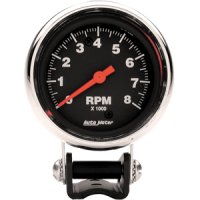 2-5/8" тахометр, 8,000 RPM, MINI, CHROME AUTO METER #2893