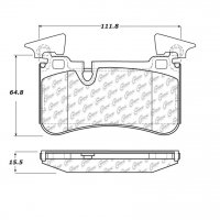 104.13730 Тормозные колодки Posi-Quiet Metallic MERCEDES-BENZ