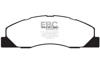DP61847 EBC Brakes Greenstuff тормозные колодки перед. DODGE Ram; RAM TRUCKS 2500, 3500 выпуска 2009-2019 года