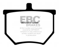 DPX2040 EBC Brakes Ultimax2 Тормозные колодки передние CITROEN C5; PEUGEOT 508