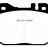 DP4261R EBC Brakes Yellowstuff Тормозные колодки перед MERCEDES-BENZ (R107), (W114), (W115), (W116), (W123), (W126); MONTEVERDI Tiara