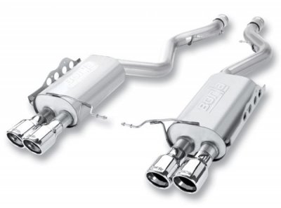 11770 Выпускная система BORLA Настроенный выпуск BMW M3 SEDAN '08 -'09 2008-2011 BMW M3 Base Sedan 4DR