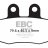 FA132R EBC BRAKES Organic тормозные колодки  KTM DXC, EXC, DXC, EXC, EGS, D-XC, E-XC, E-GS, D-XC, E-XC, T-XC, E-GS, EXC, EXC, EGS, LC4, LC-4, MX, MX, EXC, EGS; MAICO 250, 500, All; OSSA 500; PHB 500