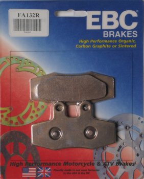 FA132R EBC BRAKES Organic тормозные колодки  KTM DXC, EXC, DXC, EXC, EGS, D-XC, E-XC, E-GS, D-XC, E-XC, T-XC, E-GS, EXC, EXC, EGS, LC4, LC-4, MX, MX, EXC, EGS; MAICO 250, 500, All; OSSA 500; PHB 500 1988-1998 года выпуска