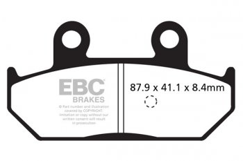 FA412 EBC BRAKES Organic тормозные колодки SUZUKI AN использовать замену: SFA412