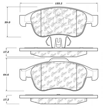 102.16270 Тормозные колодки C-TEK Metallic RENAULT перед 
