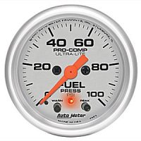 2-1/16" датчик давления топлива, 0- 100 PSI, W/PEAK & WARN AUTO METER #4371