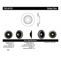 120.44152 Тормозные диски Premium LEXUS зад левый