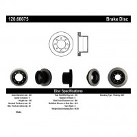 120.66075 Тормозные диски Premium CHEVROLET, GMC зад