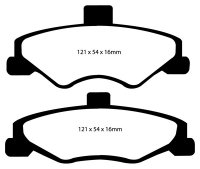 DP31323C EBC Brakes Redstuff Тормозные колодки зад. CHEVROLET Camaro (4th Gen); PONTIAC Firebird