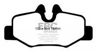DP21554 EBC Brakes Greenstuff тормозные колодки зад MERCEDES-BENZ Viano, Vito