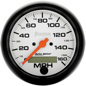 3-3/8" сподометр, 160 MPH, IN-DASH, ELEC, PHANTOM AUTO METER #5888 SpeedometerElec. Programmable