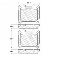 309.06300 StopTech Тормозные колодки Performance Pads   для: TOYOTA