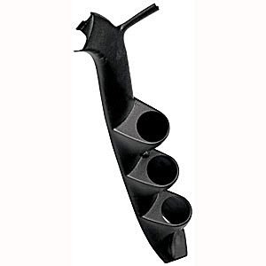 2-1/16" TRIPLE PILLAR, MUSTANG 87-93 AUTO METER #12101 Triple Pillar (Black)