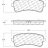 104.16811 Тормозные колодки Posi-Quiet Metallic MERCEDES-BENZ зад.