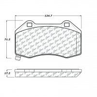 104.13790 Тормозные колодки Posi-Quiet Metallic CHEVROLET, RENAULT