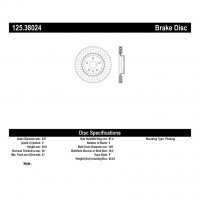 125.38024 Тормозные диски Premium SAAB перед